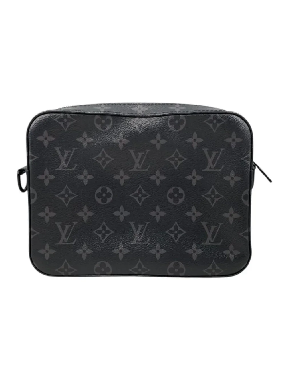 Louis Vuitton Shoulder Bag Steamer Messenger Monogram Eclipse Black